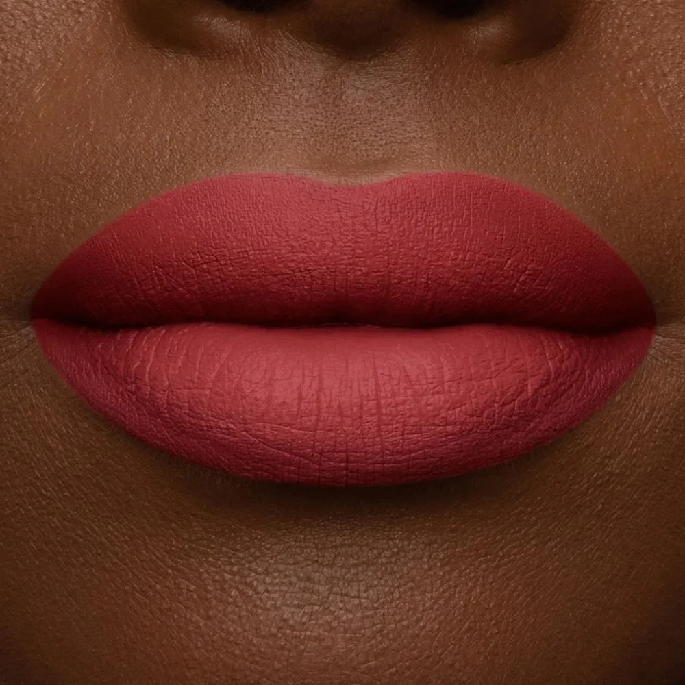 Too Faced Melted Matte Plumping Lipstick in Strawberry Hill - Vibrant Berry Red